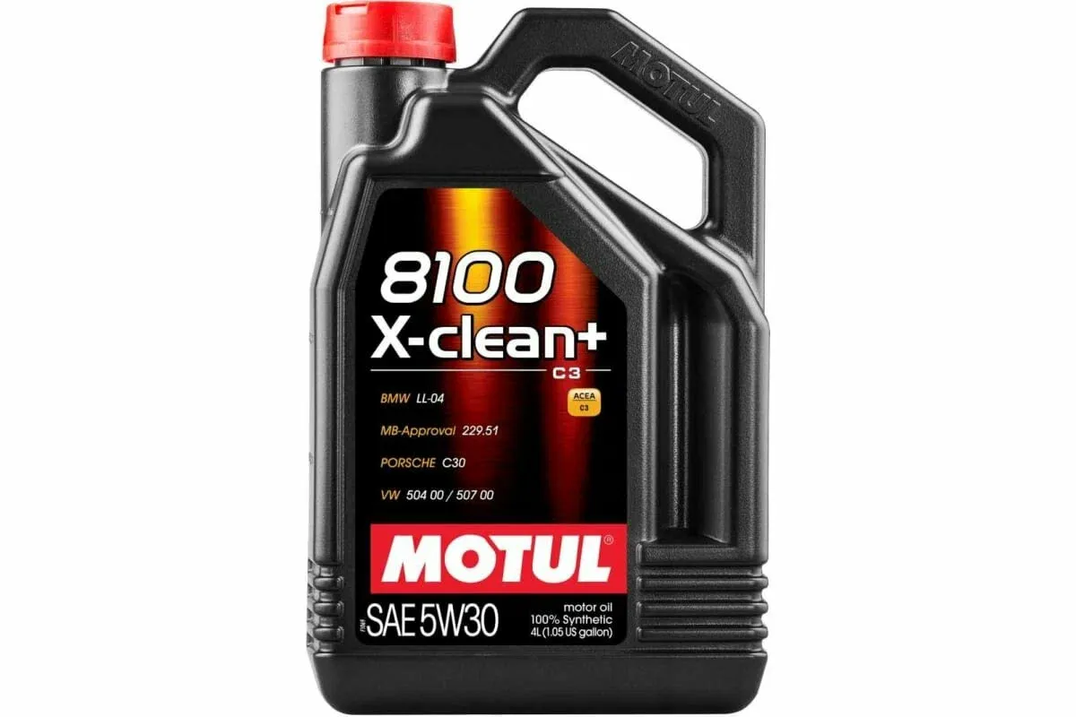 Масло Моторное Синтетическое Motul 5W30 C3 4л 8100 X-CLEAN+ арт.111859