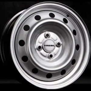 Диск Стальной TREBL мод.53A43C_P (палета) 14х5.5 PCD 4х100 ET43 DIA60.1  Silver  